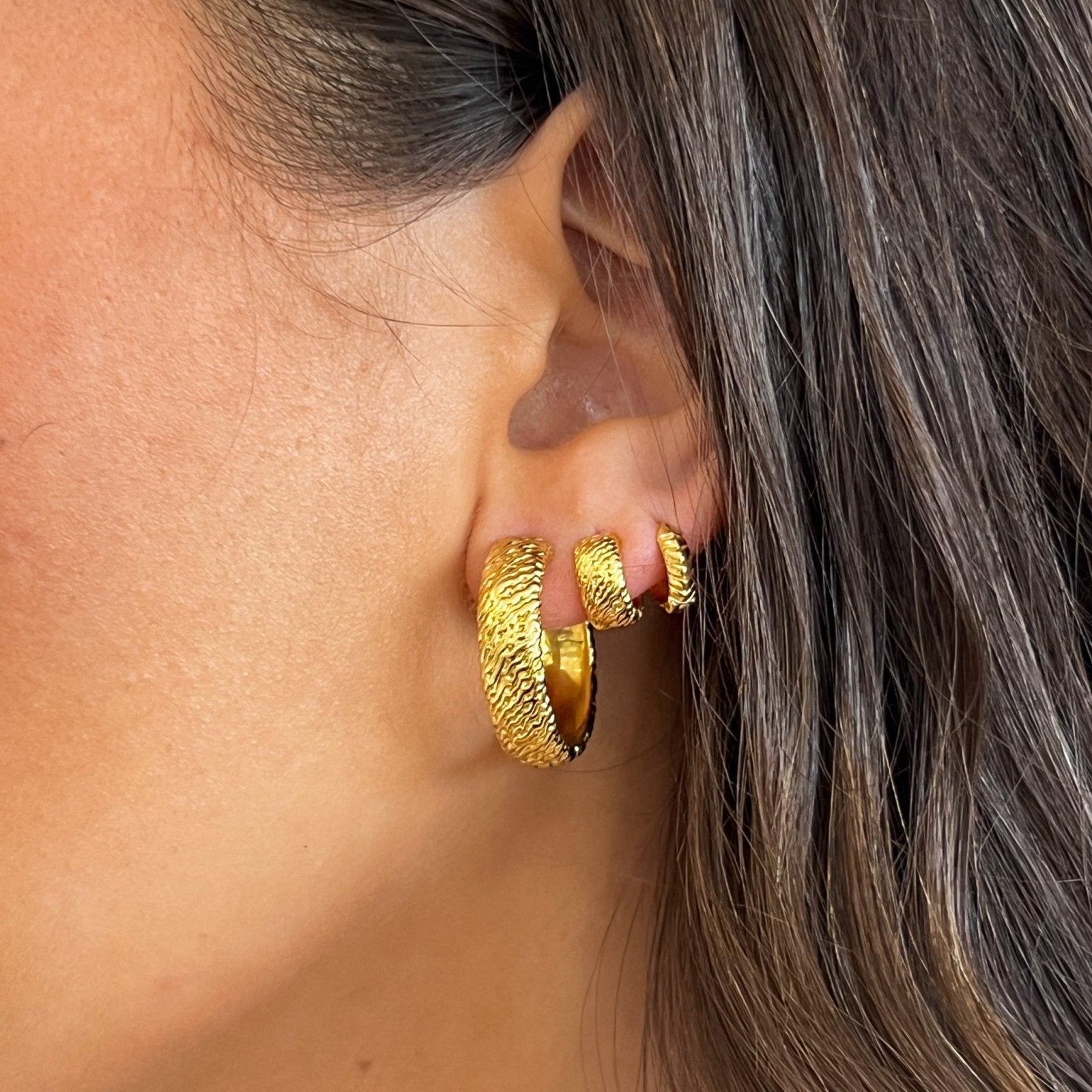 IRLE MINI GOLD HOOPS 18k Gold Vermeil Honoura