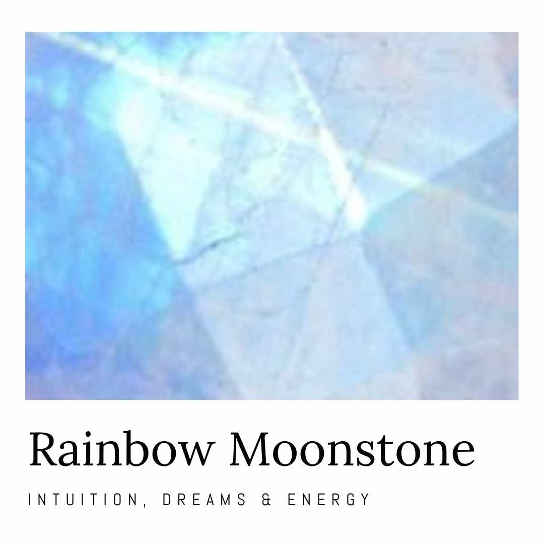 Kyma Rainbow Moonstone Midi Silver Hoops - Honoura