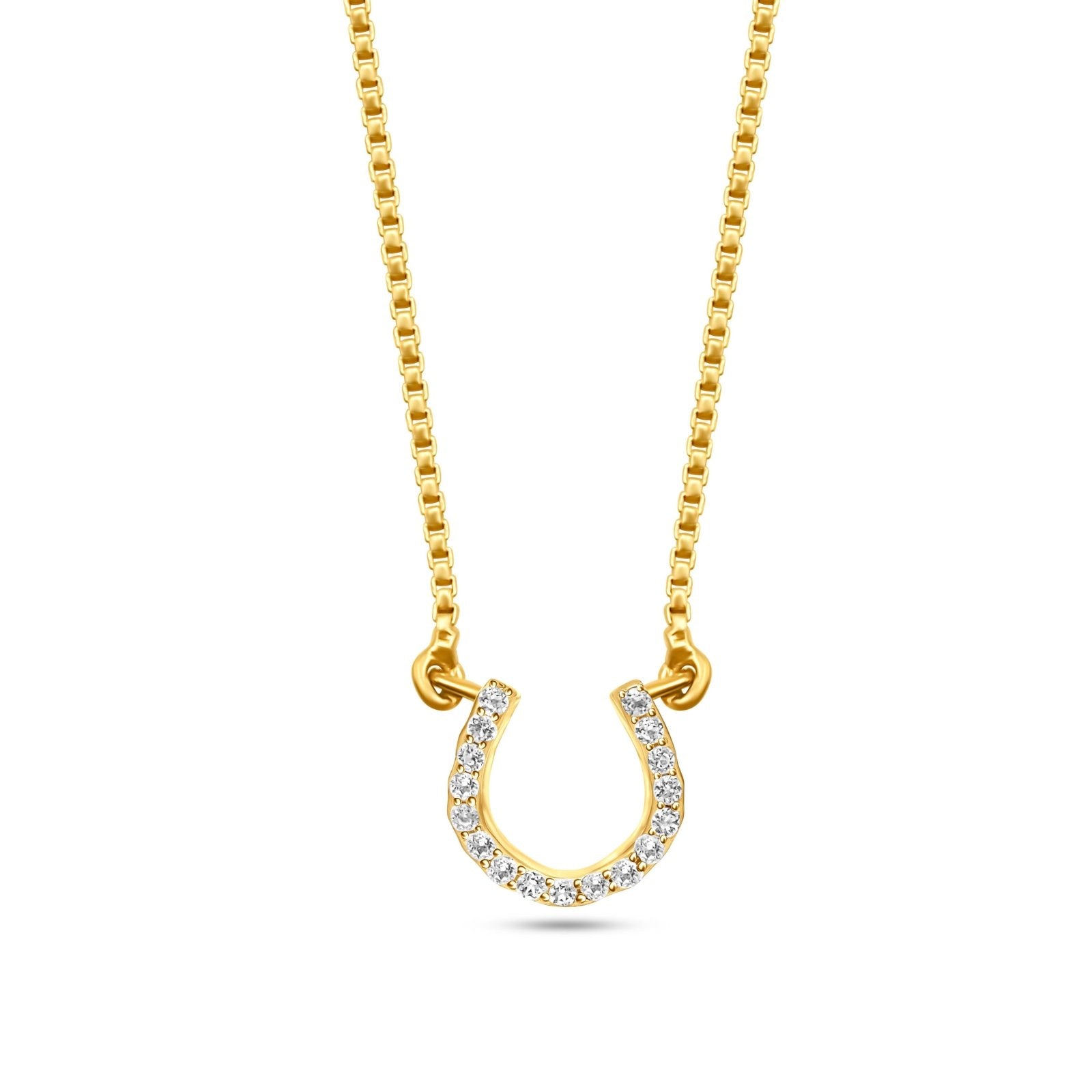 PRE-ORDER The Horseshoe Gold Vermeil Necklace - Honoura