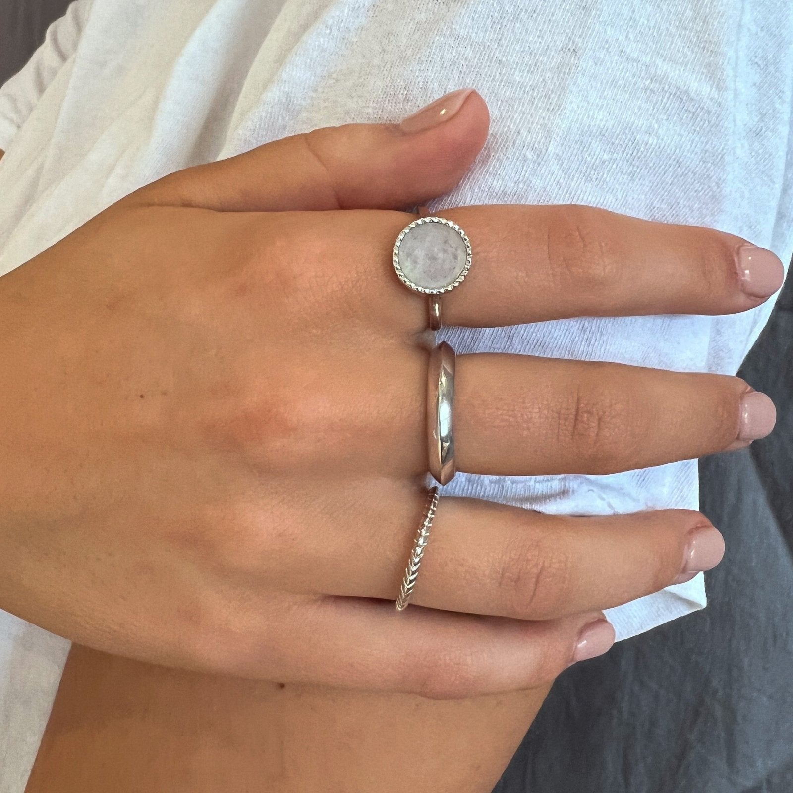 Rosi Silver Ring - Honoura