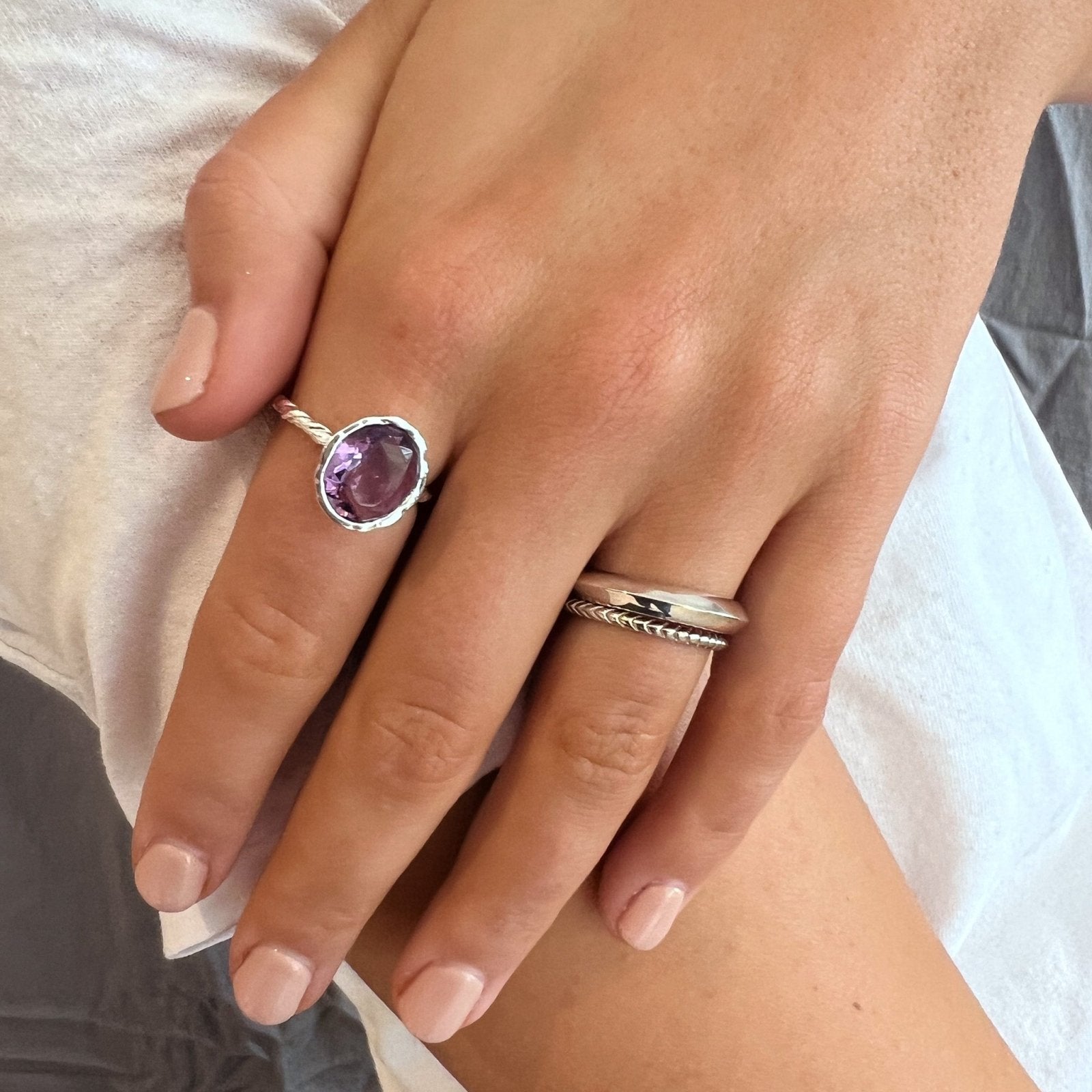 Rosi Silver Ring - Honoura