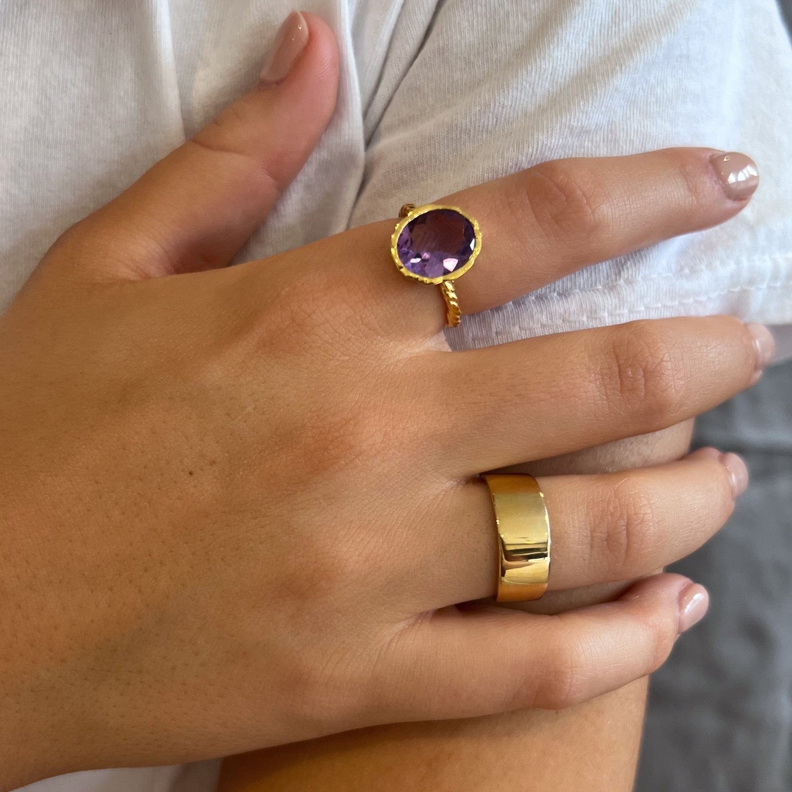 Terre Gold Vermeil Ring - Honoura