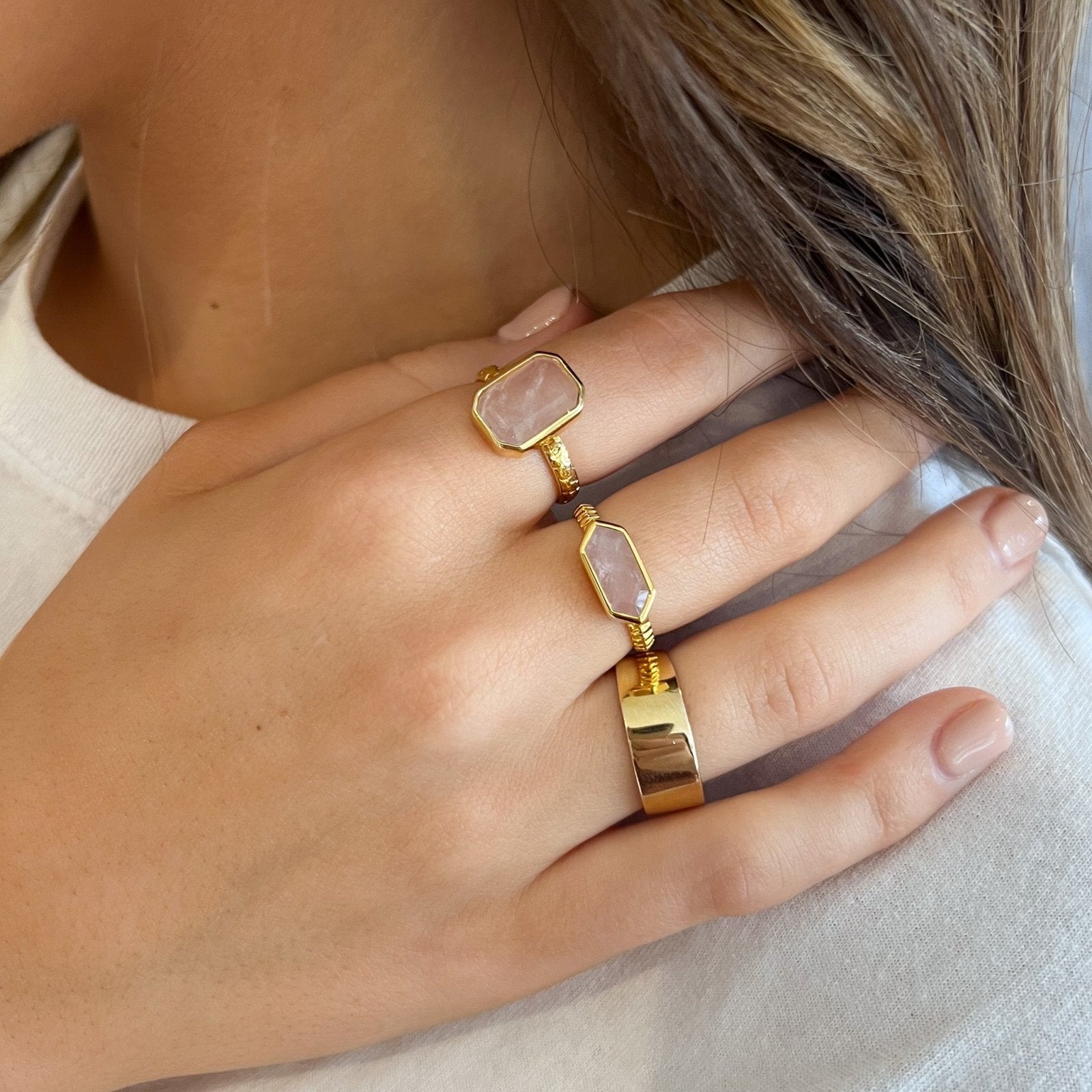 Terre Gold Vermeil Ring - Honoura