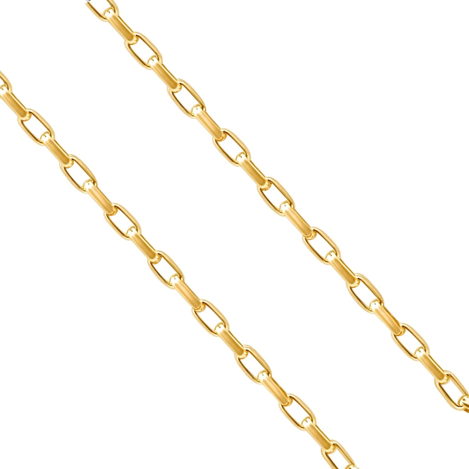 Gold Vermeil Paperclip Chain - Honoura