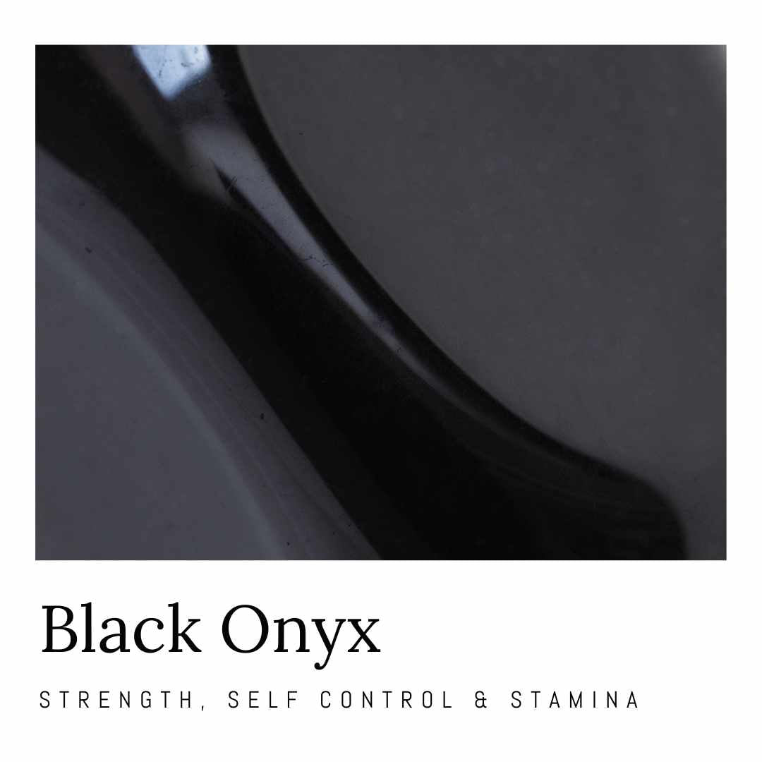 Lile Black Onyx Silver Charm - Honoura