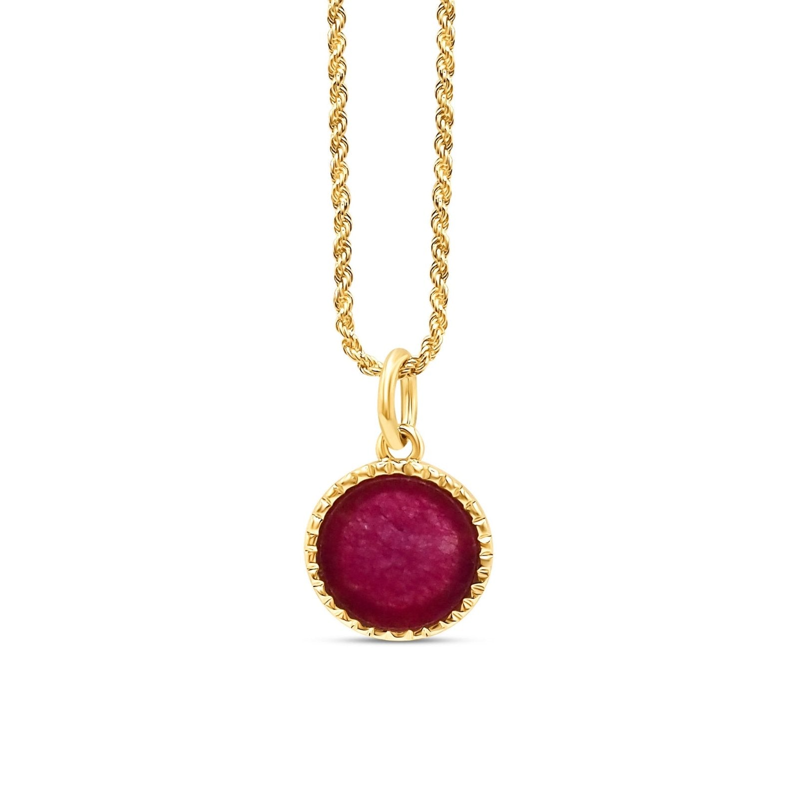 Raya Pink Quartz Gold Vermeil Necklace - Honoura